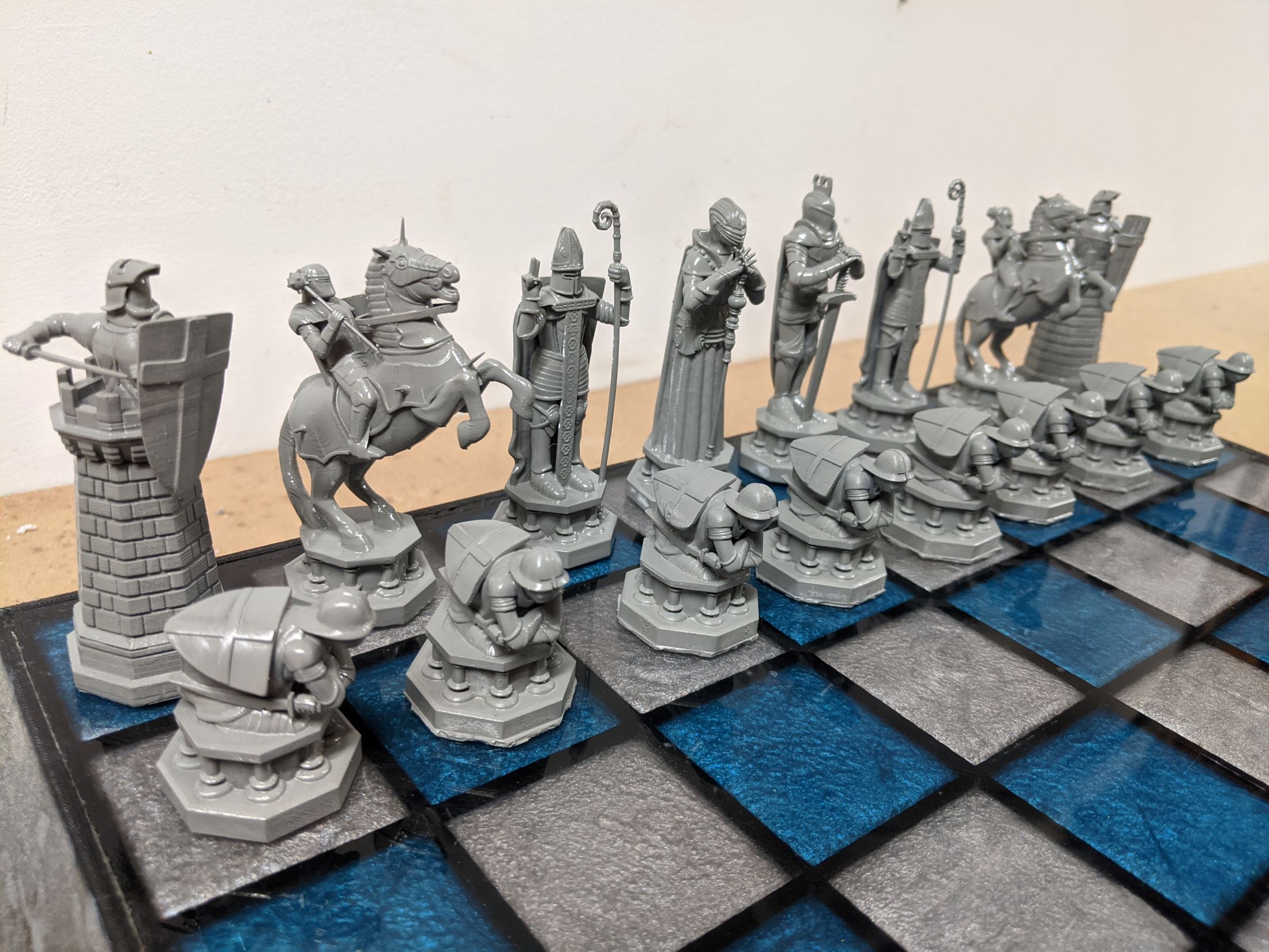 3Д печать шахмат