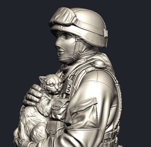3Д моделирование солдата